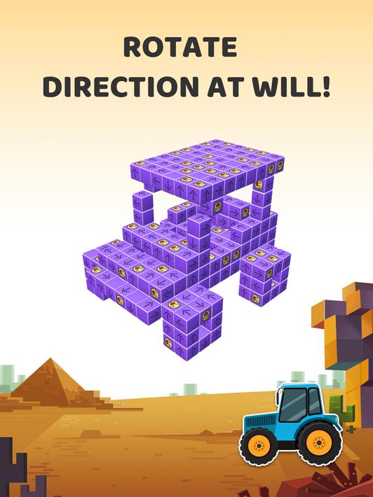 Tap Blocks Out: 3D Puzzle Game