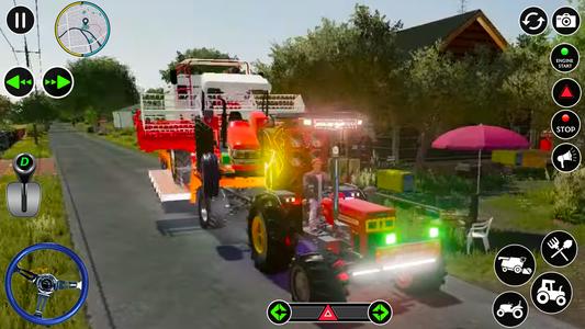 Modern Farmer Tractor Game 3D