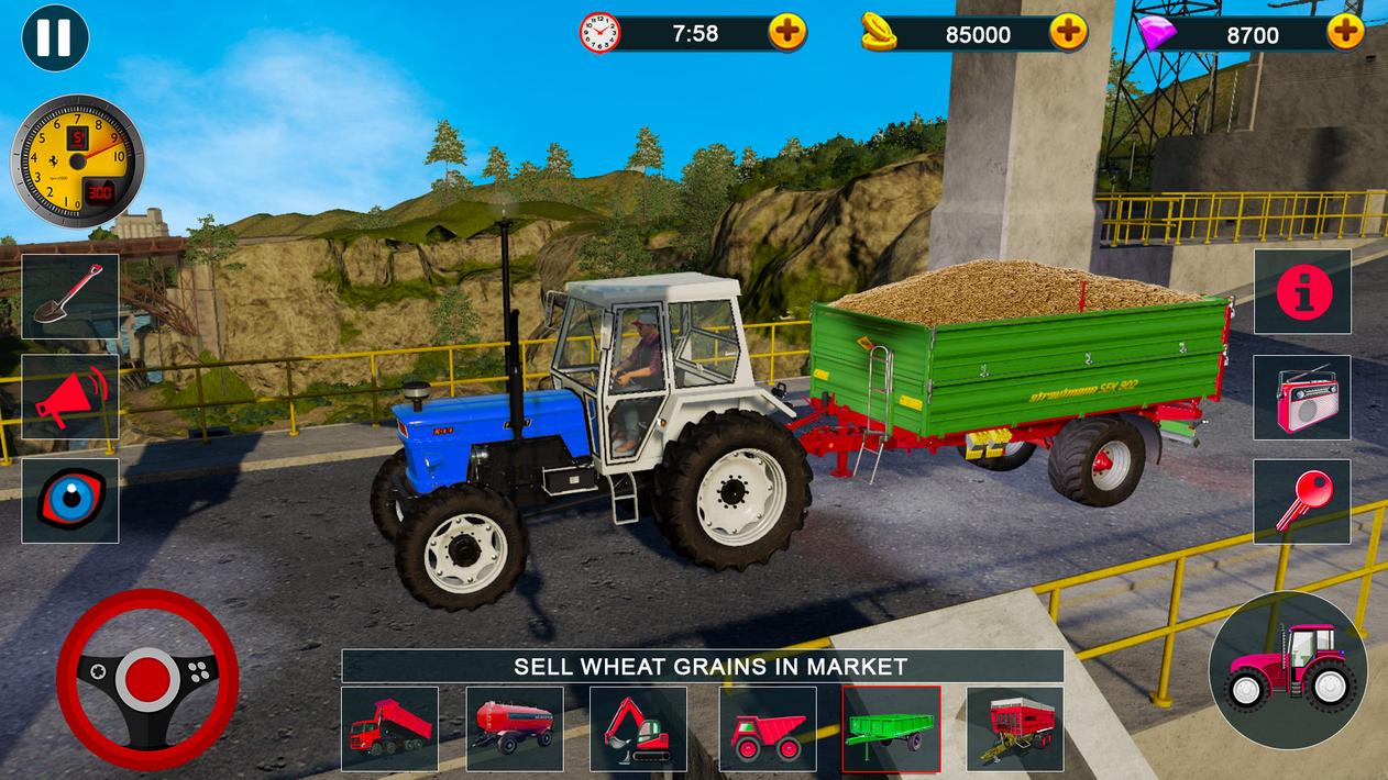 Tractor Drive : Farming Sim 23