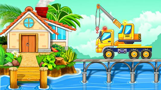 Truck Games - Build a House 3D