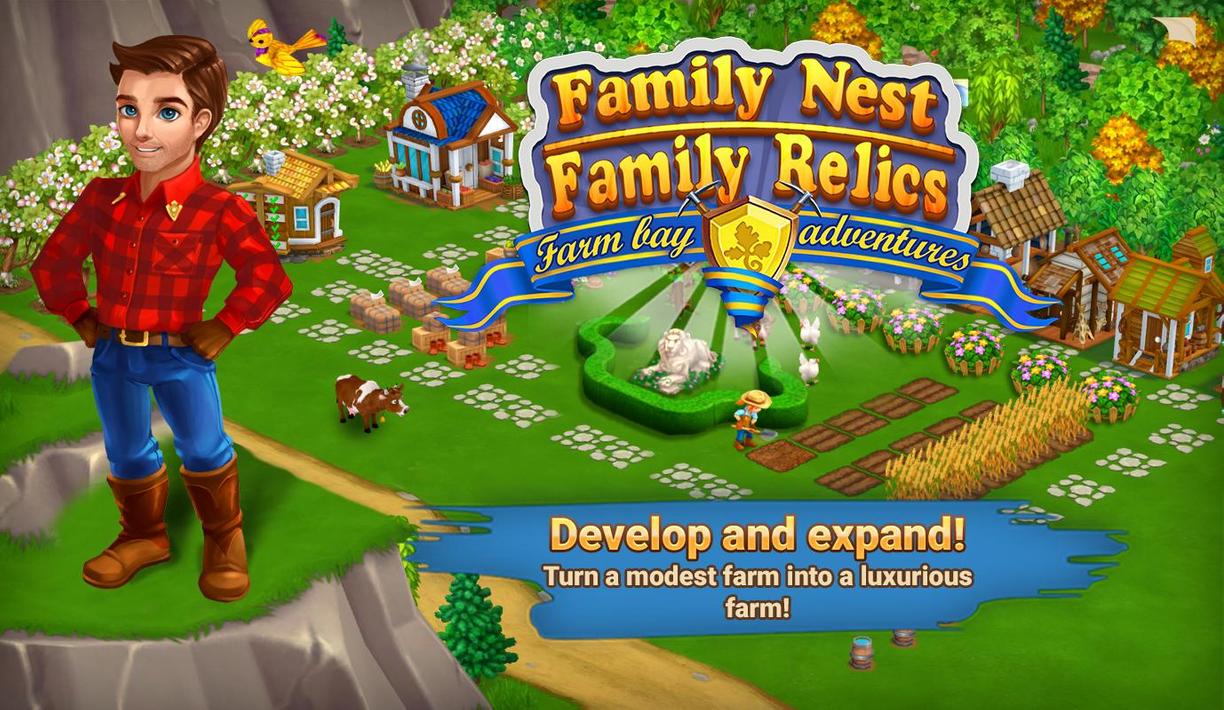 Family Nest: farming games