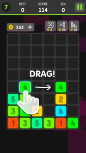 Drag And Merge Puzzle