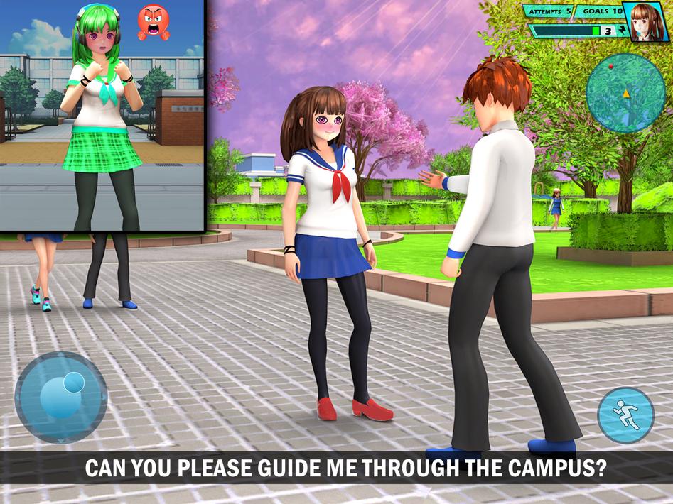 School Love Life: Anime Games