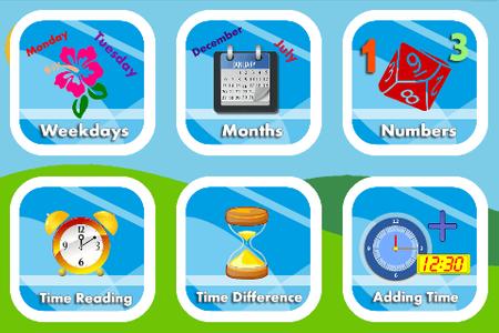 Learn Clock,Day & Month - Kids