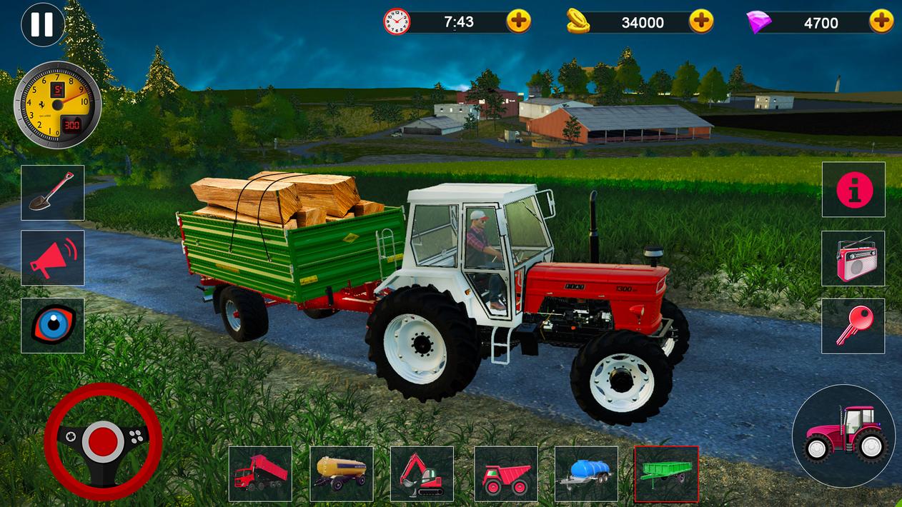 Tractor Drive : Farming Sim 23