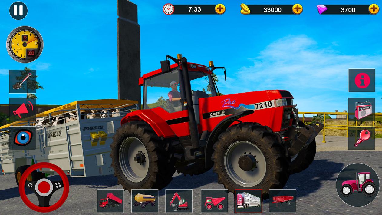 Tractor Drive : Farming Sim 23