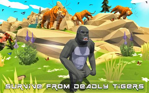 Wild Gorilla Family Simulator