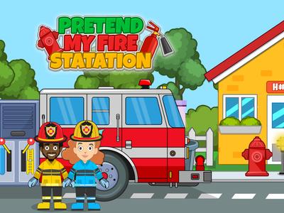 Pretend Town Fire Station Life