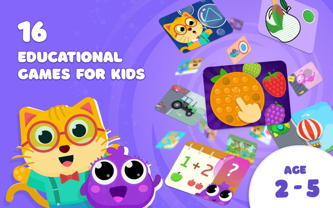 Educational game, toddlers 2-4