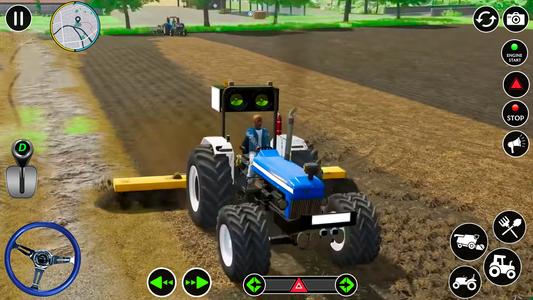 Modern Farmer Tractor Game 3D