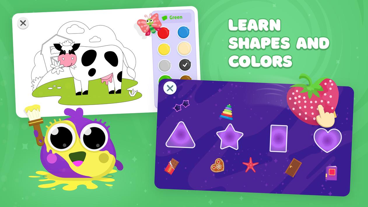 Educational game, toddlers 2-4