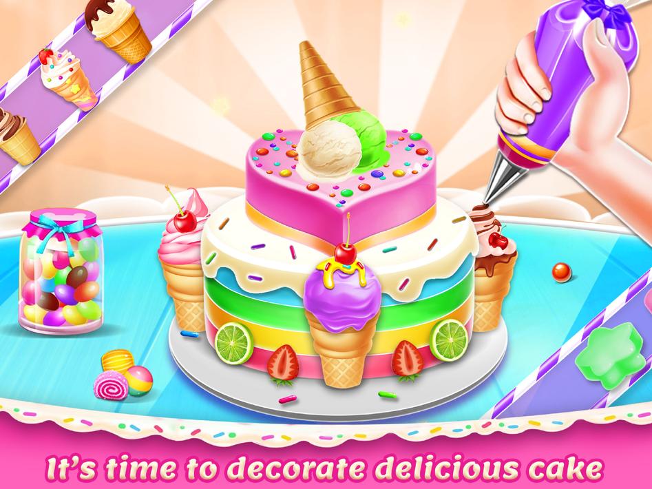 Ice cream Cake Maker Cake Game