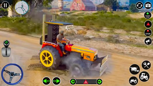 Modern Farmer Tractor Game 3D