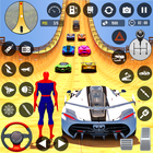 Superhero Car: Mega Ramp Games