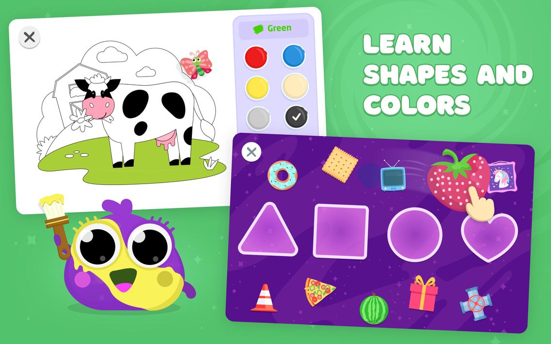 Educational game, toddlers 2-4