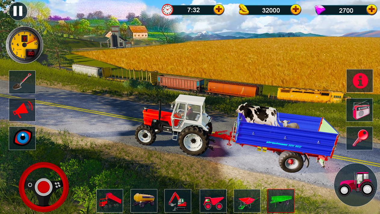 Tractor Drive : Farming Sim 23