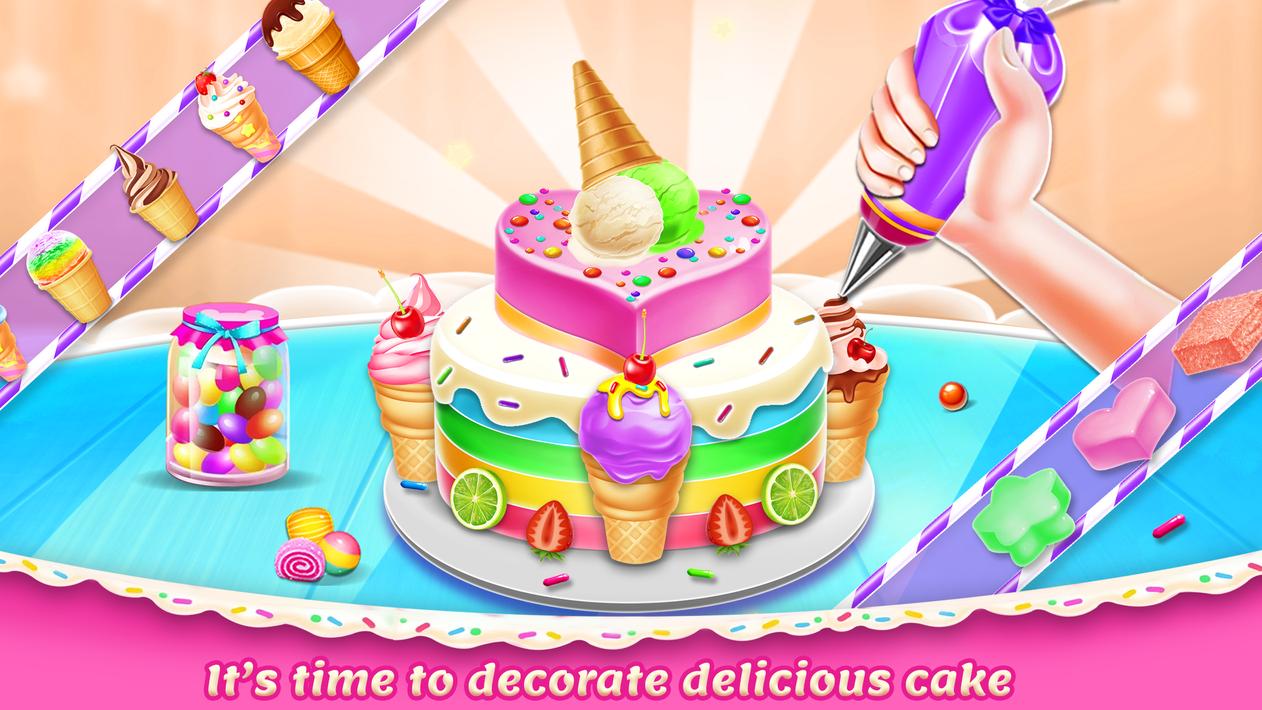 Ice cream Cake Maker Cake Game