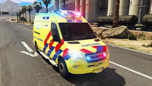 Rescue Ambulance American 3D