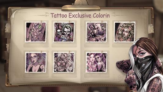 Tattoo Coloring games