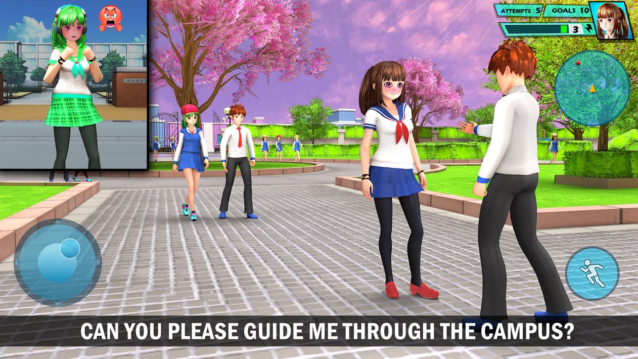 School Love Life: Anime Games