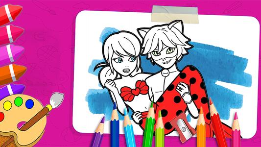 Hero Cats LadyBug Drawing Book