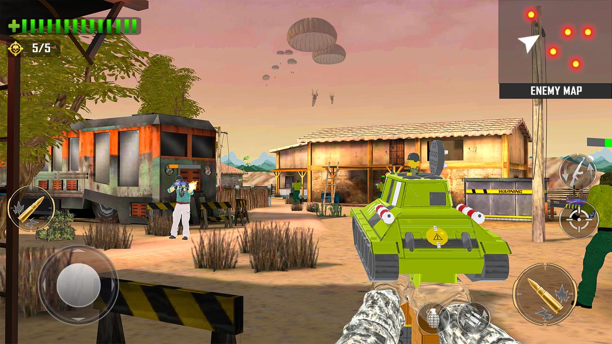 Cowboy Games: War Gun Games 3D