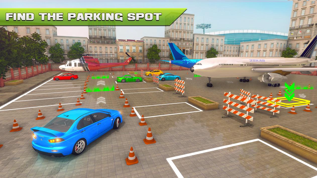 Airport Car Driving Games