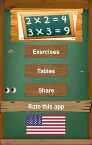 multiplication table