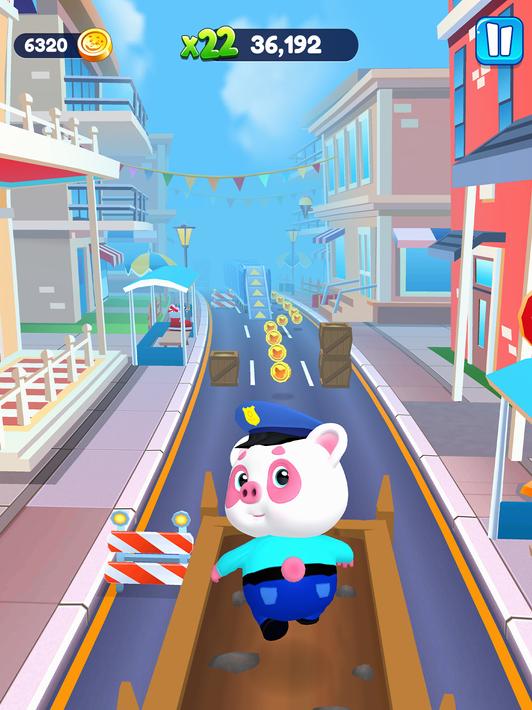 Piggy Panda Run: Fun Game