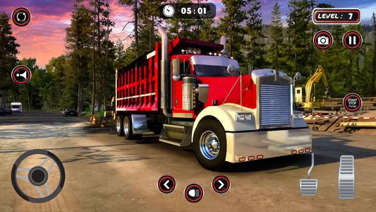 American Truck Dump Truck Game