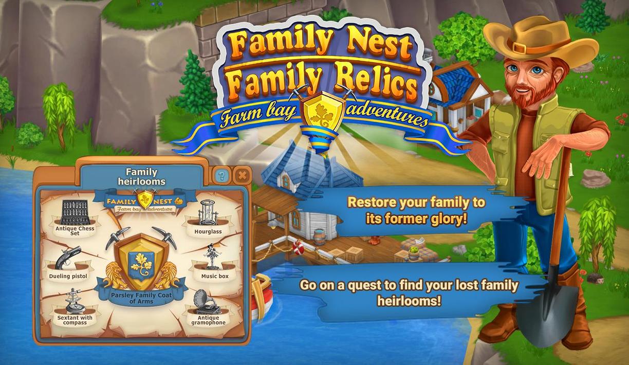 Family Nest: farming games