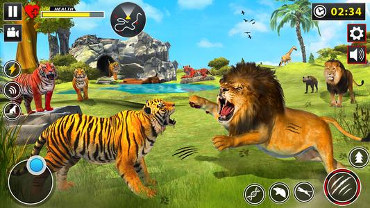 Tiger Simulator Lion games 3D