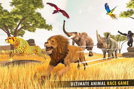 Tiger Cheetah Lion Race Games