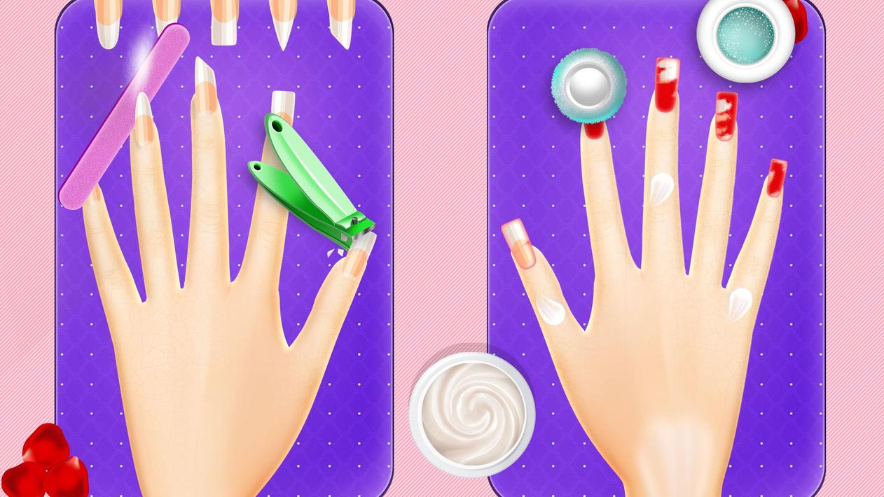 Girls Acrylic Nail Art Games