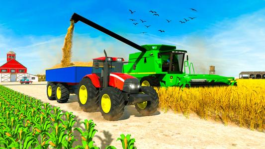 Crop Corn Field: Tractor Games