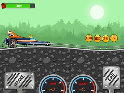 Hill Car Run: Racing Game