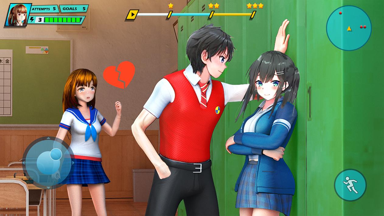 School Love Life: Anime Games