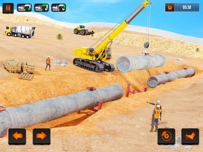 City Road Construction Game 3D