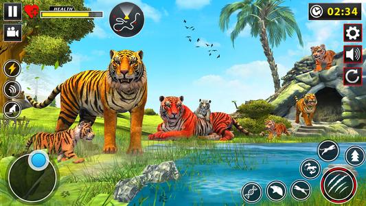 Tiger Simulator Lion games 3D