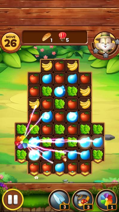 Fruits Garden: Match 3 Puzzle