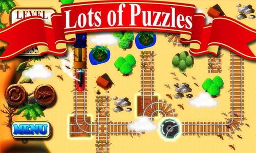 Rail Track Maze: Train Puzzler