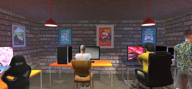 Gamer Cafe Job Simulator