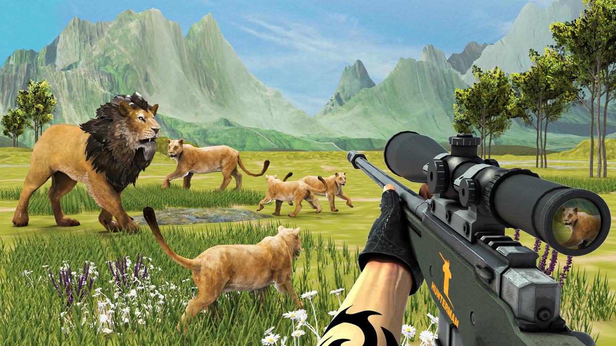 3D Sniper Animal Hunting Games