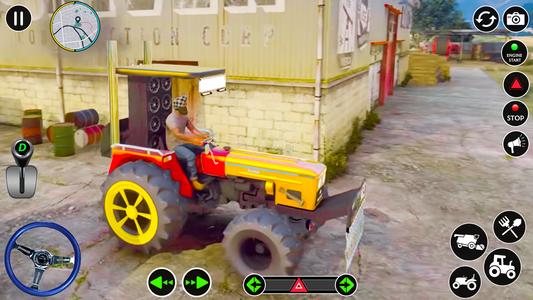 Modern Farmer Tractor Game 3D