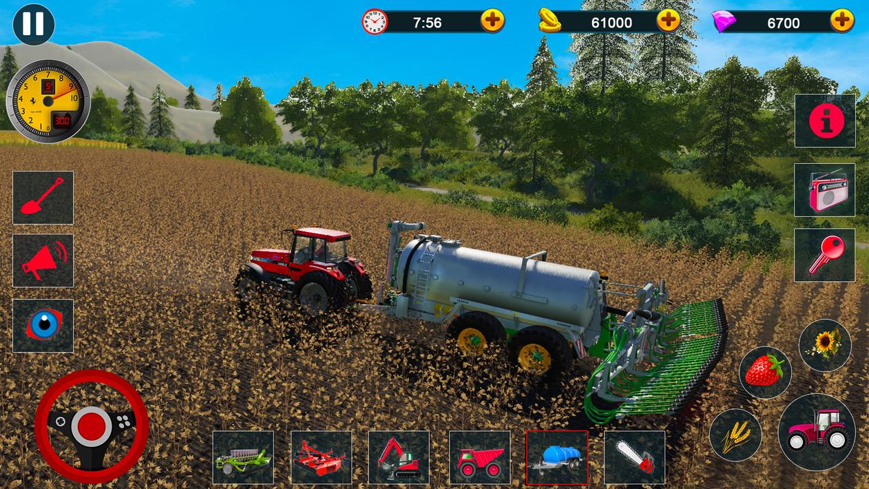 Tractor Drive : Farming Sim 23