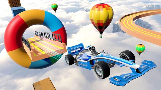 Formula Car Racing Stunts Ramp