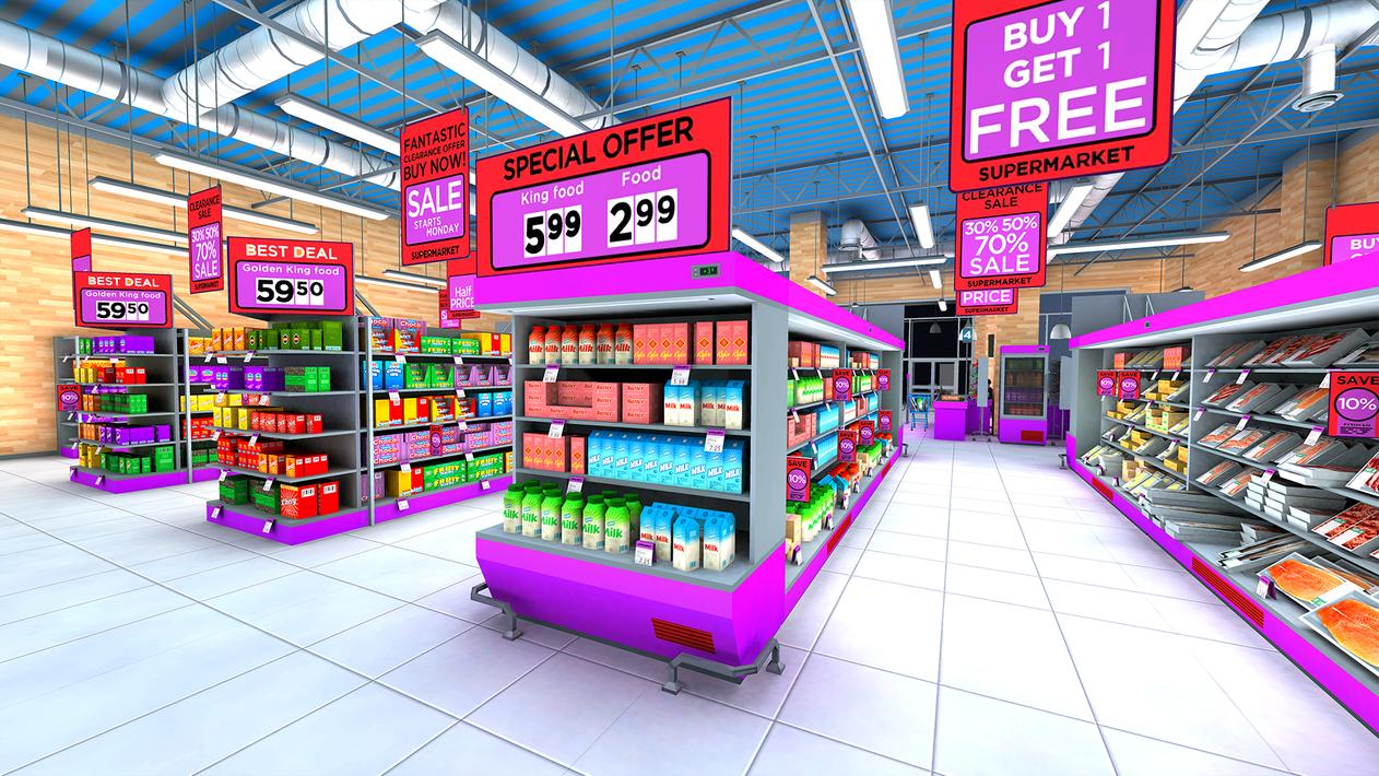 Shopping Mall Game Supermarket