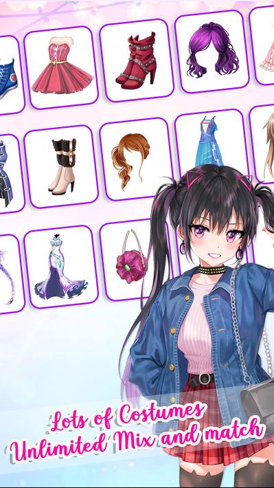 Anime Makeover Dress up Games