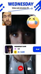 Wednesday Addams video call