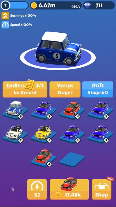 Sky Racing-Merge Idle Car